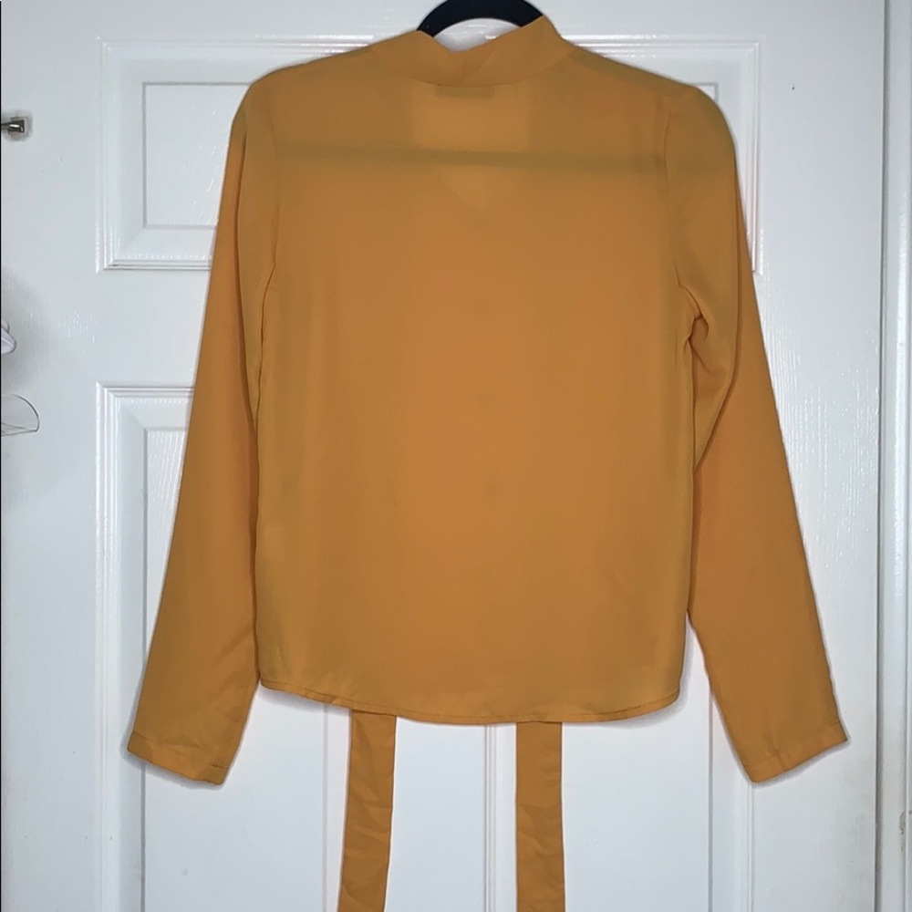 Button Up Solid Blouse - image 7